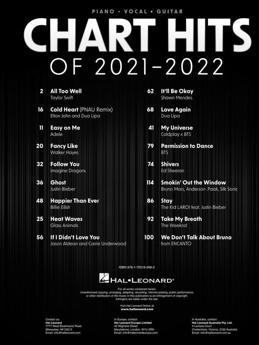 Chart Hits of 2021-2022 流行音樂 | 小雅音樂 Hsiaoya Music