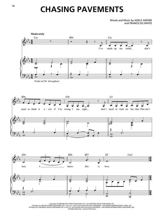 Adele - Original Keys for Singers - 2nd Edition 聲樂 | 小雅音樂 Hsiaoya Music