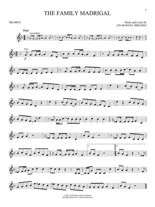 Encanto for Trumpet Instrumental Play-Along 小號 | 小雅音樂 Hsiaoya Music