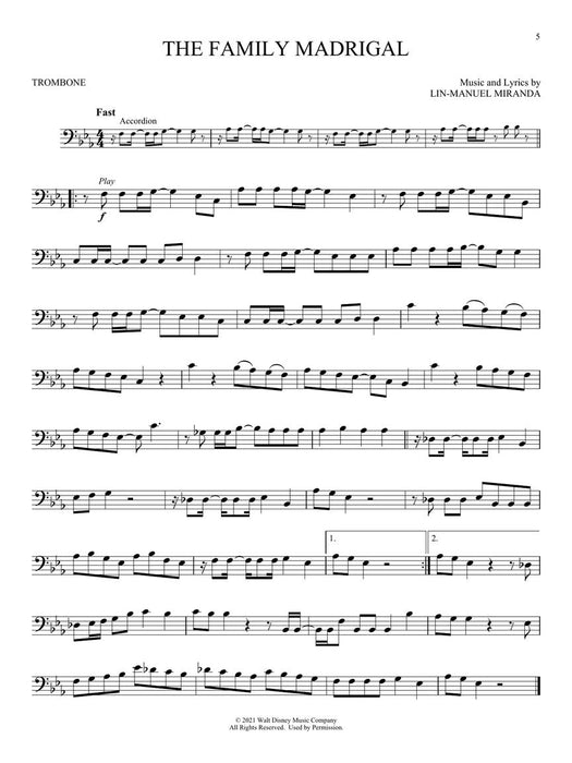 Encanto for Trombone Instrumental Play-Along 長號 | 小雅音樂 Hsiaoya Music