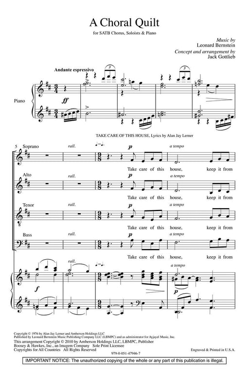 A Choral Quilt 伯恩斯坦雷歐納德 合唱 | 小雅音樂 Hsiaoya Music