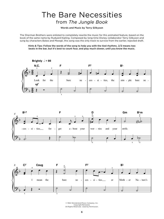 Really Easy Piano: 40 Disney Songs 鋼琴 歌 | 小雅音樂 Hsiaoya Music