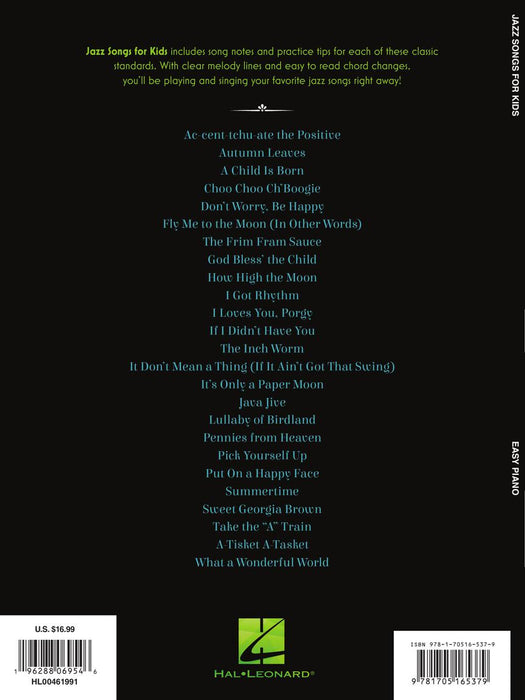Jazz Songs for Kids for Easy Piano 鋼琴 爵士音樂 鋼琴 歌 | 小雅音樂 Hsiaoya Music