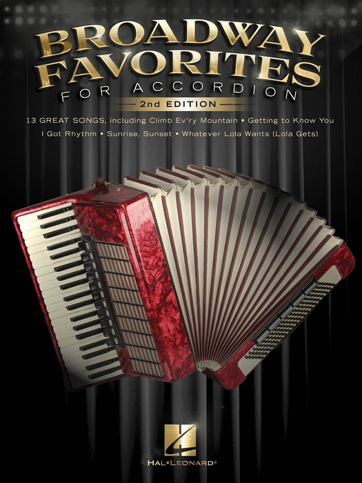Broadway Favorites for Accordion - 2nd Edition 百老匯 | 小雅音樂 Hsiaoya Music