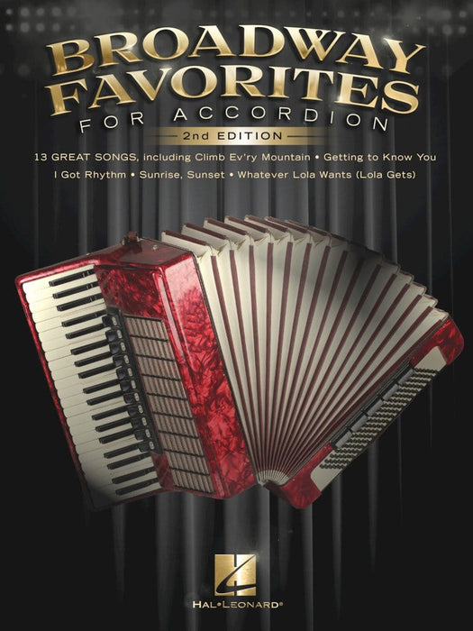 Broadway Favorites for Accordion - 2nd Edition 百老匯 | 小雅音樂 Hsiaoya Music