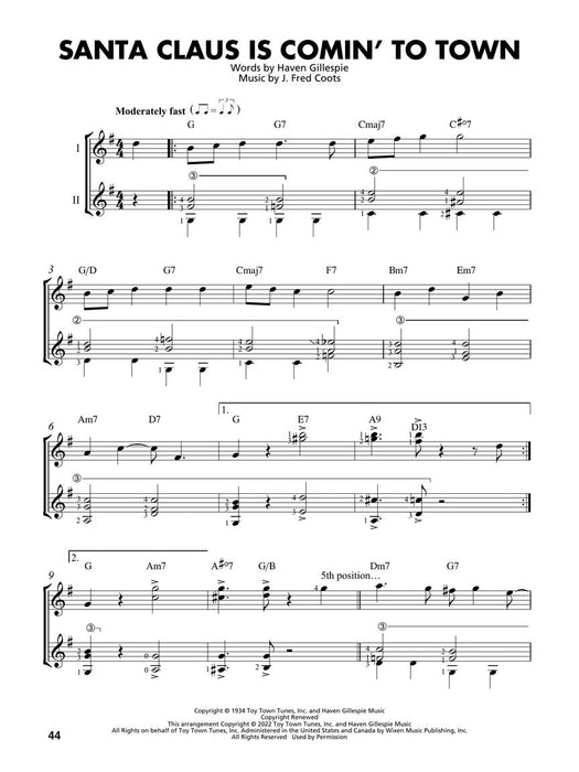 Christmas Guitar Duets 25 Christmas Favorites Arranged for Two Guitars in Standard Notation 吉他 二重奏 | 小雅音樂 Hsiaoya Music