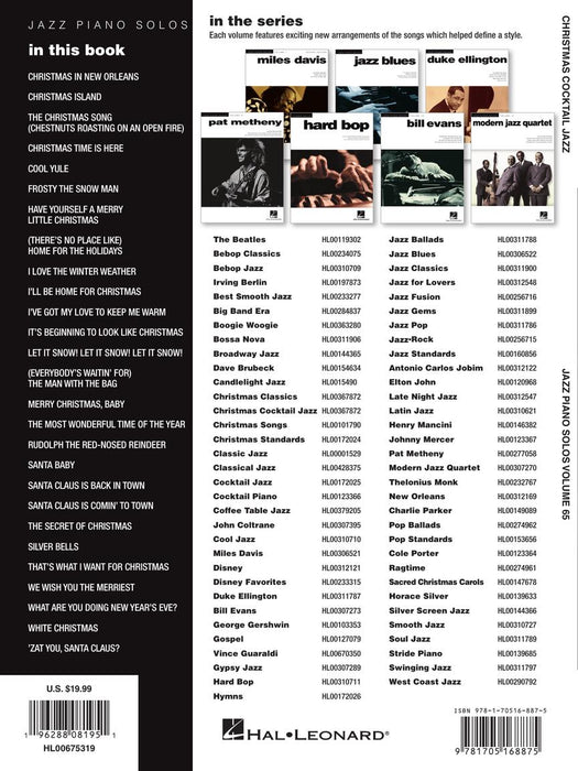 Christmas Cocktail Jazz Jazz Piano Solos Series Volume 65 鋼琴 爵士音樂鋼琴 | 小雅音樂 Hsiaoya Music