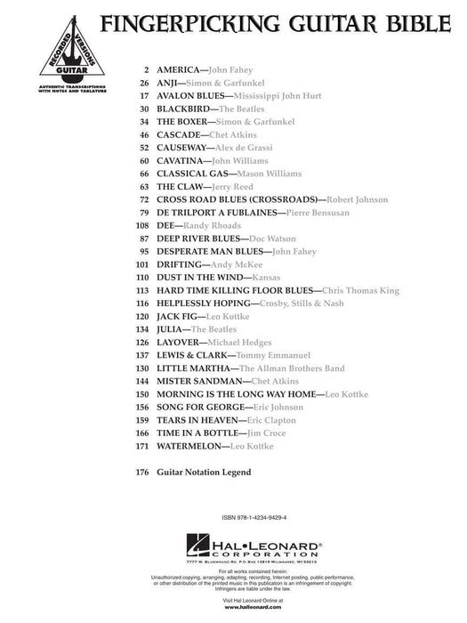 Fingerpicking Guitar Bible 吉他 | 小雅音樂 Hsiaoya Music