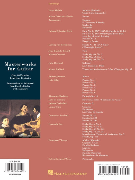 Masterworks for Guitar Over 50 Favorites from Four Centuries 吉他 | 小雅音樂 Hsiaoya Music