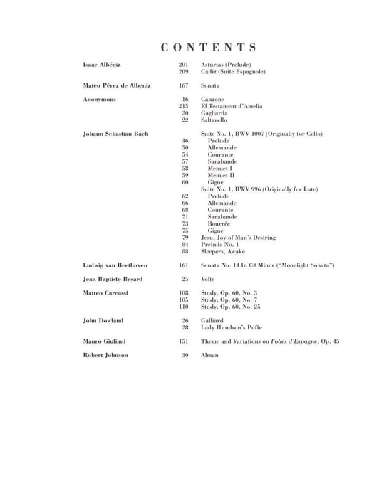 Masterworks for Guitar Over 50 Favorites from Four Centuries 吉他 | 小雅音樂 Hsiaoya Music