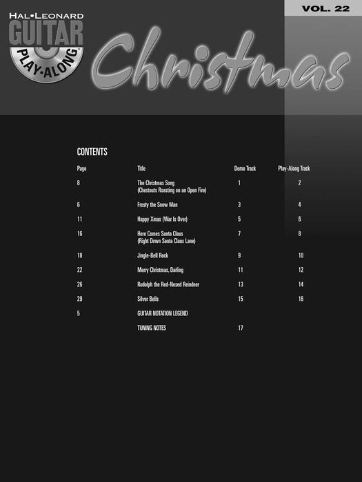 Christmas Guitar Play-Along Volume 22 吉他 | 小雅音樂 Hsiaoya Music