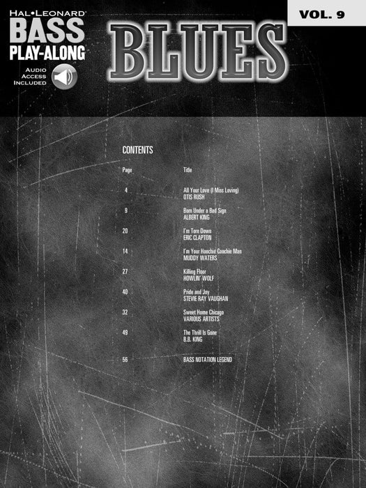Blues Blues Bass Play-Along Volume 9 藍調 | 小雅音樂 Hsiaoya Music