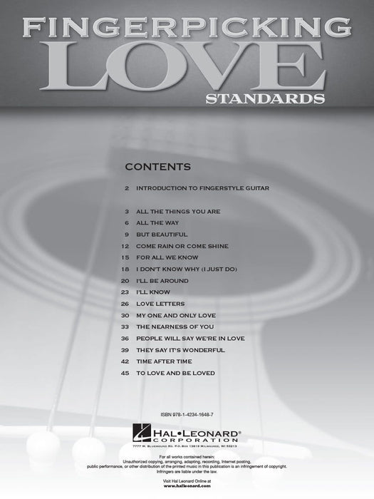 Fingerpicking Love Standards 15 Songs Arranged for Solo Guitar in Standard Notation & Tablature 獨奏 吉他 指法譜 | 小雅音樂 Hsiaoya Music
