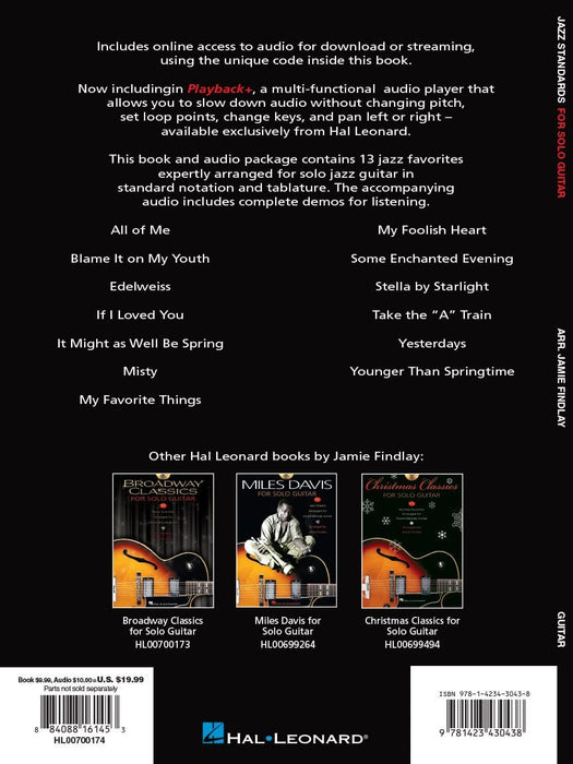 Jazz Standards 13 Jazz Favorites Arranged for Chord-Melody Guitar 爵士音樂 爵士音樂 和弦旋律 吉他 | 小雅音樂 Hsiaoya Music