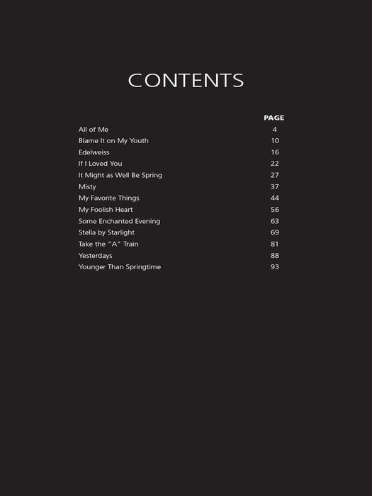 Jazz Standards 13 Jazz Favorites Arranged for Chord-Melody Guitar 爵士音樂 爵士音樂 和弦旋律 吉他 | 小雅音樂 Hsiaoya Music