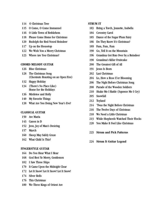 The Ultimate Christmas Guitar Songbook The Complete Resource for Every Guitar Player! 吉他 | 小雅音樂 Hsiaoya Music