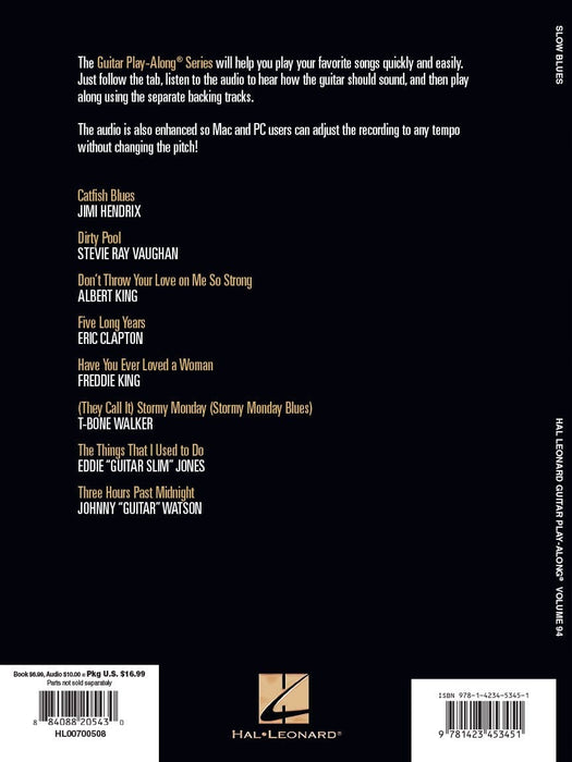 Slow Blues Guitar Play-Along Volume 94 藍調吉他 | 小雅音樂 Hsiaoya Music