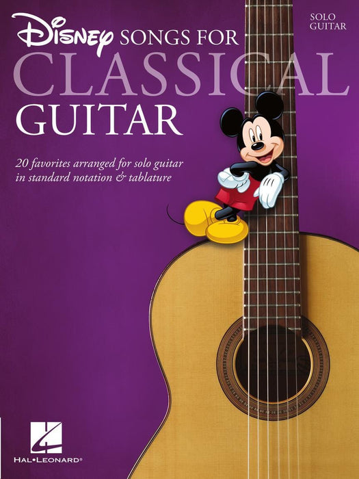 Disney Songs for Classical Guitar Standard Notation & Tab 古典吉他 | 小雅音樂 Hsiaoya Music