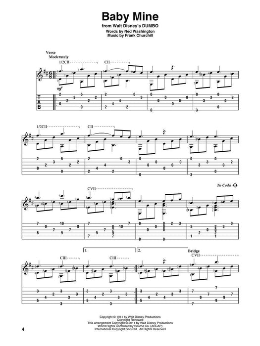 Disney Songs for Classical Guitar Standard Notation & Tab 古典吉他 | 小雅音樂 Hsiaoya Music