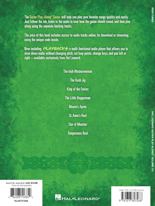 Irish Tunes Guitar Play-Along Volume 137 吉他 | 小雅音樂 Hsiaoya Music