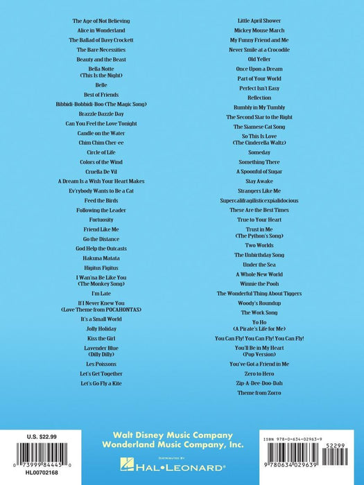 The Disney Songs Book | 小雅音樂 Hsiaoya Music