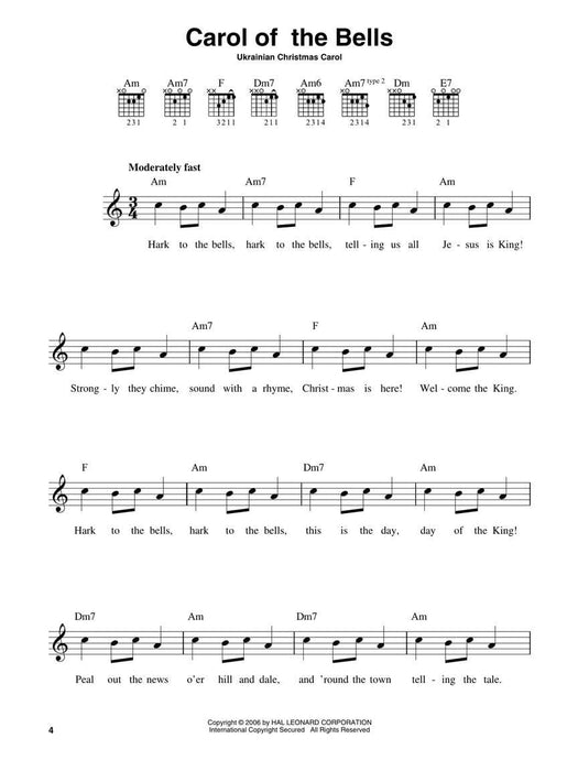 Christmas Carols for Easy Guitar 耶誕頌歌 吉他 | 小雅音樂 Hsiaoya Music