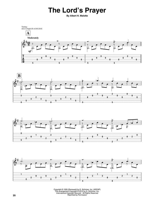 Sacred Songs for Classical Guitar Standard Notation & Tab 古典吉他 | 小雅音樂 Hsiaoya Music