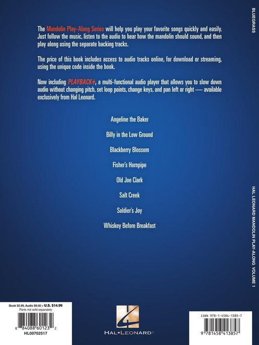 Bluegrass Mandolin Play-Along Volume 1 曼陀林琴 | 小雅音樂 Hsiaoya Music