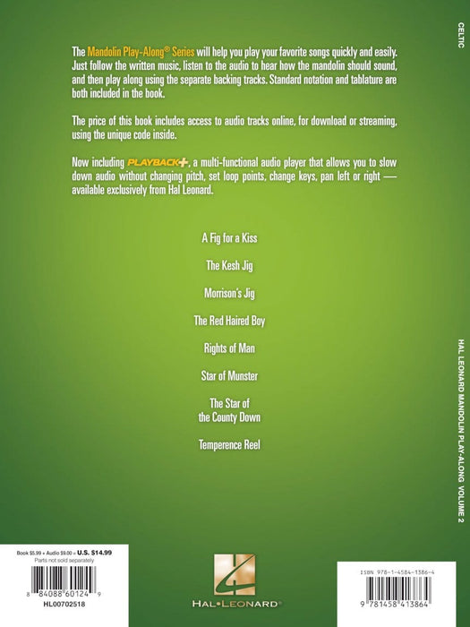 Celtic Mandolin Play-Along Volume 2 曼陀林琴 | 小雅音樂 Hsiaoya Music