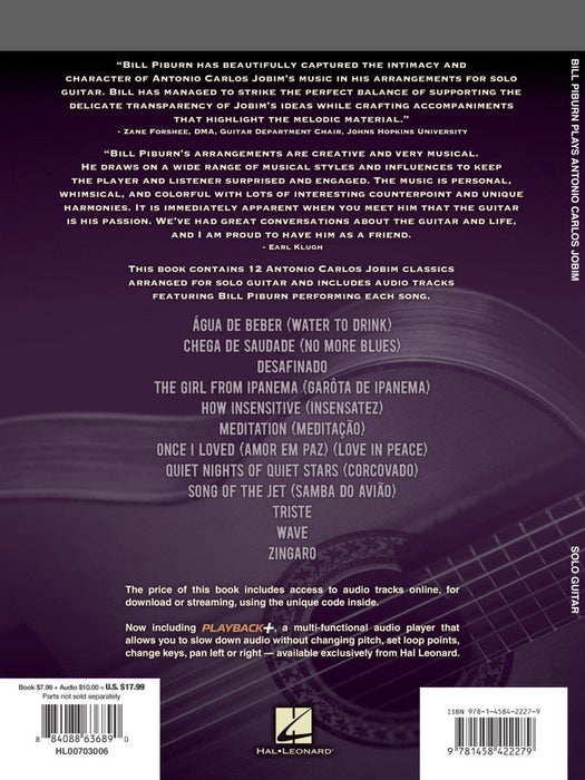 Bill Piburn Plays Antonio Carlos Jobim Hal Leonard Solo Guitar Library 獨奏 吉他 | 小雅音樂 Hsiaoya Music