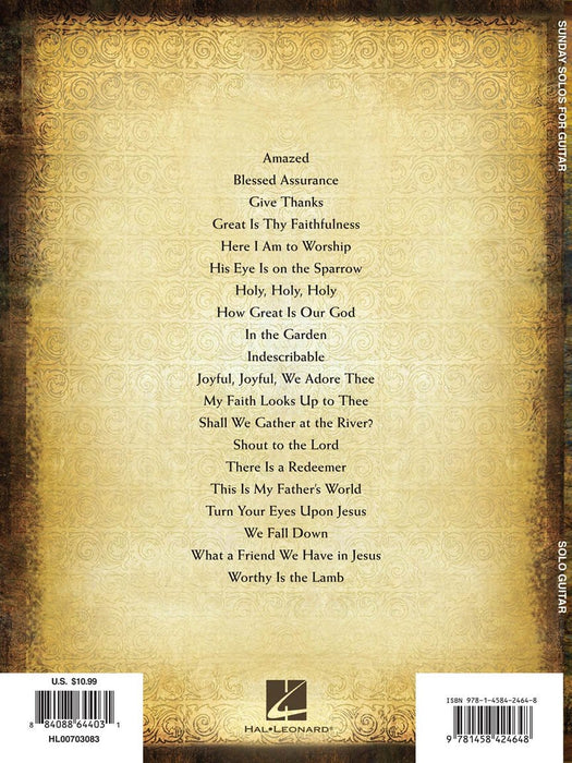 Sunday Solos for Guitar 20 Fingerpicking Arrangements for Blended Worship 獨奏 吉他 | 小雅音樂 Hsiaoya Music