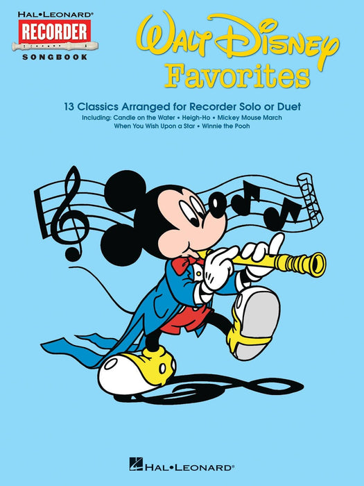 Walt Disney Favorites Hal Leonard Recorder Songbook Series | 小雅音樂 Hsiaoya Music