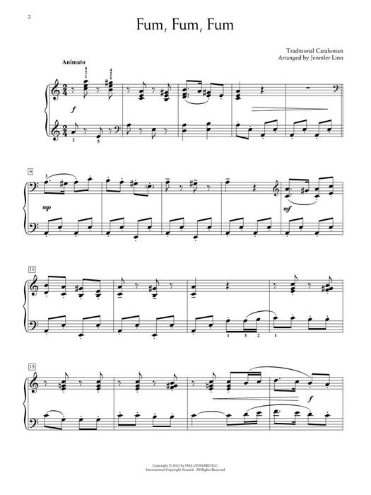 Christmas Around the World 12 Intermediate Piano Arrangements in Progressive Order Jennifer Linn Series 鋼琴 改編 | 小雅音樂 Hsiaoya Music