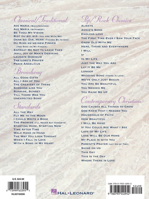 Singer's Wedding Anthology - Revised Edition High Voice - 59 Songs 高音 | 小雅音樂 Hsiaoya Music