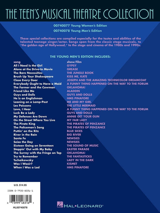 The Teen's Musical Theatre Collection Young Men's Edition | 小雅音樂 Hsiaoya Music