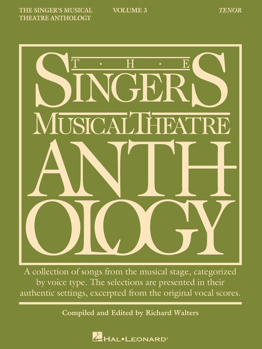 The Singer's Musical Theatre Anthology - Volume 3 Tenor Book Only | 小雅音樂 Hsiaoya Music