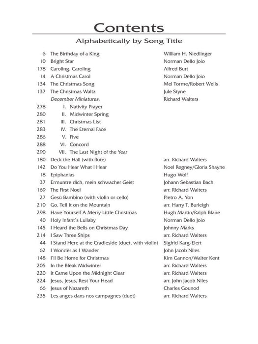 The Christmas Collection The Vocal Library High Voice 高音 | 小雅音樂 Hsiaoya Music