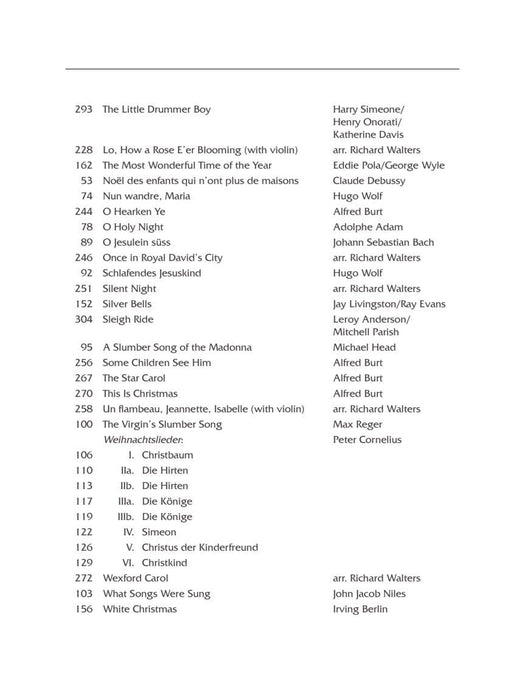 The Christmas Collection The Vocal Library High Voice 高音 | 小雅音樂 Hsiaoya Music