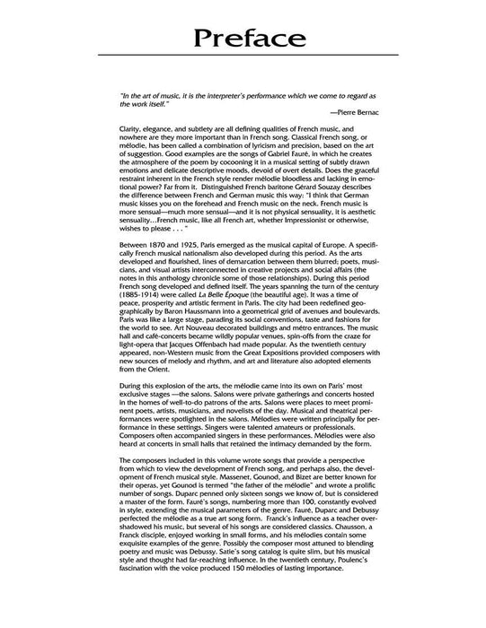 The French Song Anthology The Vocal Library High Voice 高音 | 小雅音樂 Hsiaoya Music