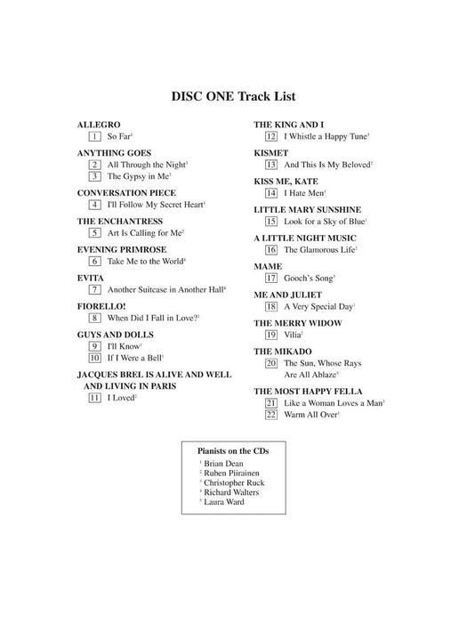 The Singer's Musical Theatre Anthology - Volume 2, Revised Soprano Accompaniment CDs 伴奏 | 小雅音樂 Hsiaoya Music