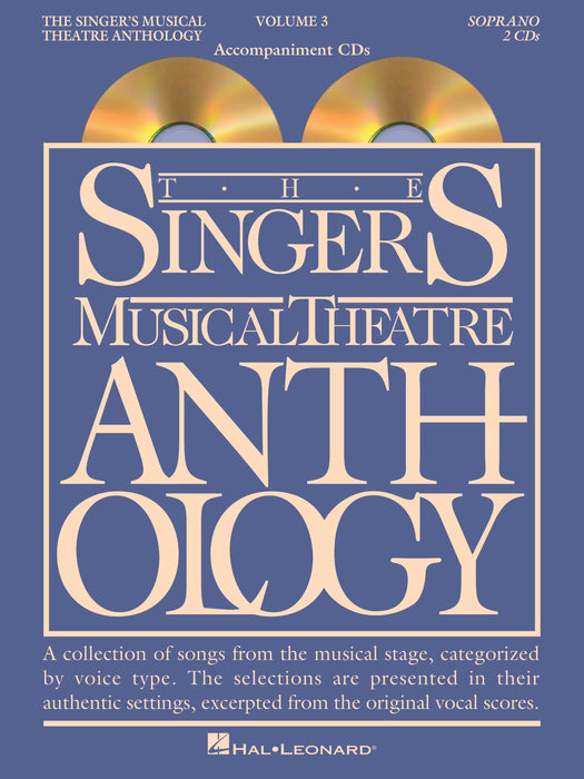 The Singer's Musical Theatre Anthology - Volume 3 Soprano Accompaniment CDs 伴奏 | 小雅音樂 Hsiaoya Music