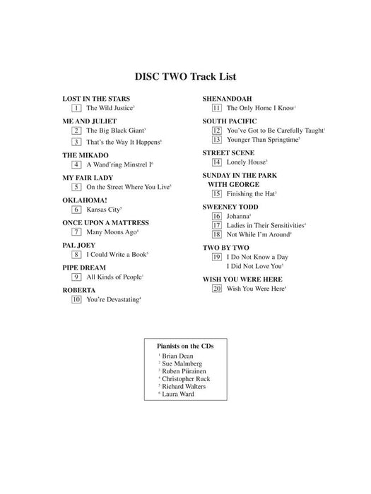 The Singer's Musical Theatre Anthology - Volume 1, Revised Tenor Accompaniment CDs 伴奏 | 小雅音樂 Hsiaoya Music