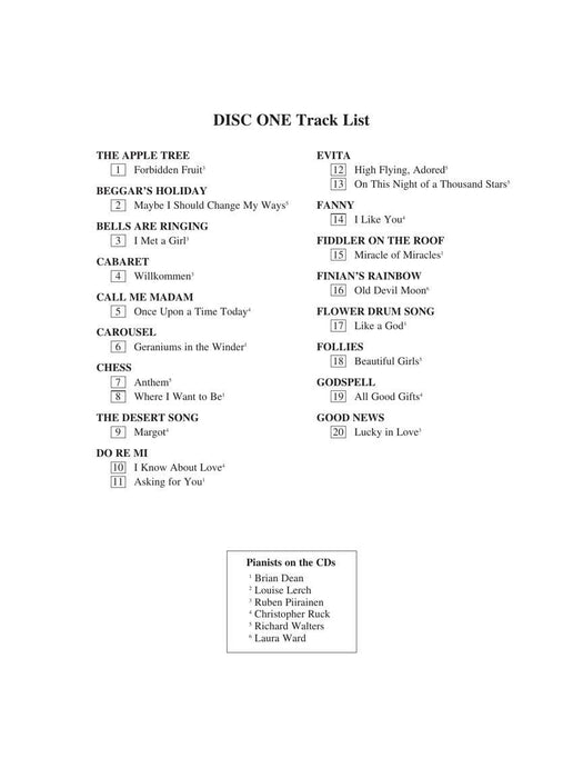 The Singer's Musical Theatre Anthology - Volume 2, Revised Tenor Accompaniment CDs 伴奏 | 小雅音樂 Hsiaoya Music