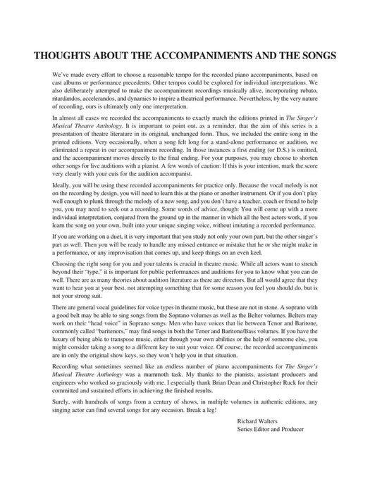 The Singer's Musical Theatre Anthology - Volume 2, Revised Tenor Accompaniment CDs 伴奏 | 小雅音樂 Hsiaoya Music