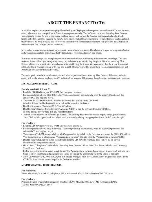 The Singer's Musical Theatre Anthology - Volume 2, Revised Tenor Accompaniment CDs 伴奏 | 小雅音樂 Hsiaoya Music