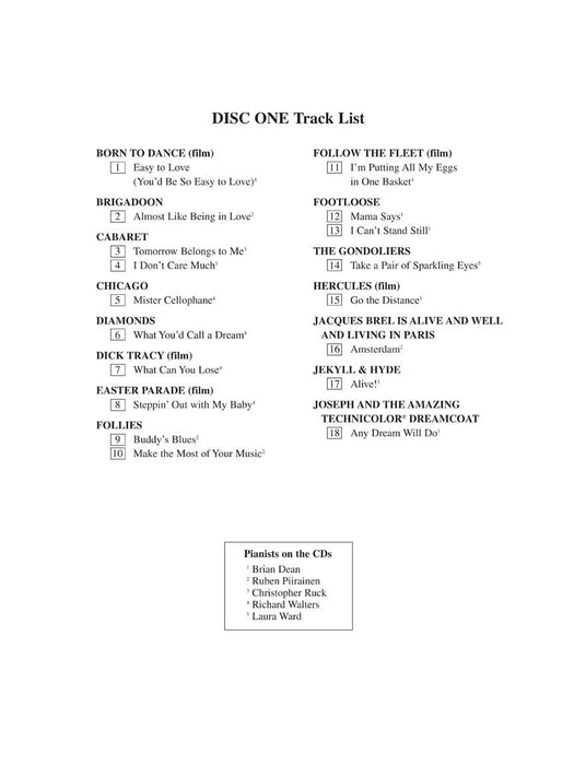 The Singer's Musical Theatre Anthology - Volume 3 Tenor Accompaniment CDs 伴奏 | 小雅音樂 Hsiaoya Music