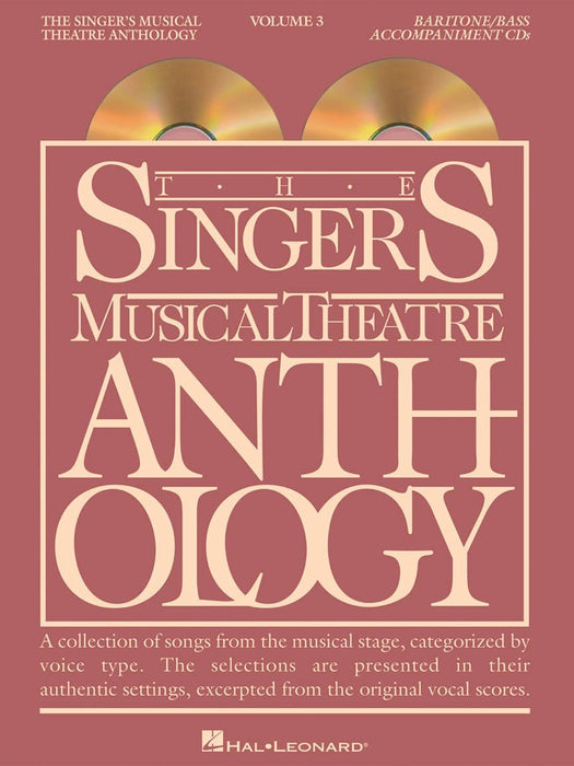 The Singer's Musical Theatre Anthology - Volume 3 Baritone/Bass Accompaniment CDs 伴奏 | 小雅音樂 Hsiaoya Music