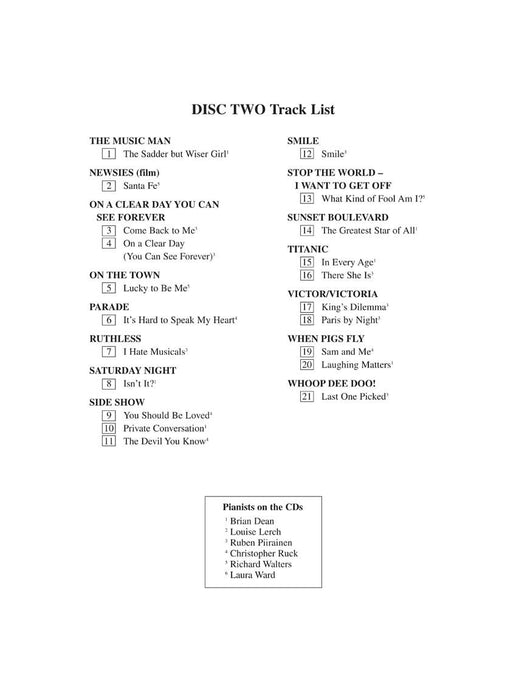 The Singer's Musical Theatre Anthology - Volume 3 Baritone/Bass Accompaniment CDs 伴奏 | 小雅音樂 Hsiaoya Music