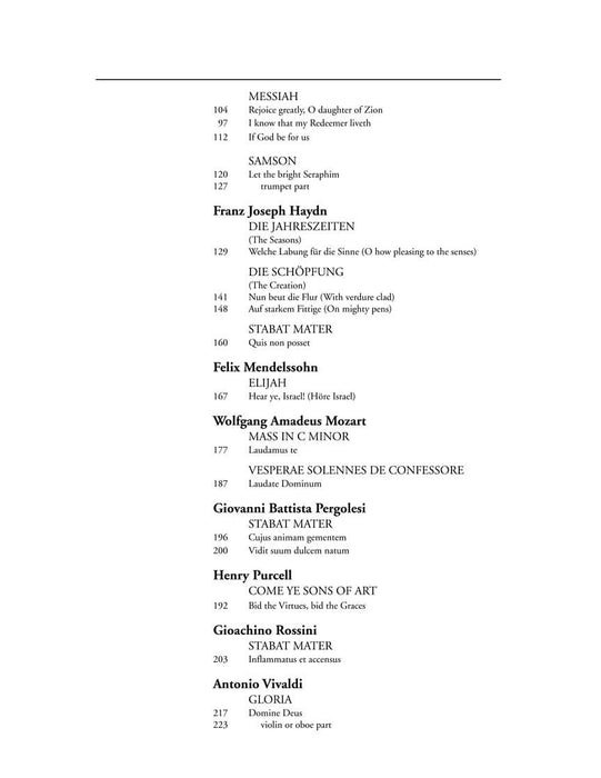 The Oratorio Anthology The Vocal Library Soprano 神劇 | 小雅音樂 Hsiaoya Music