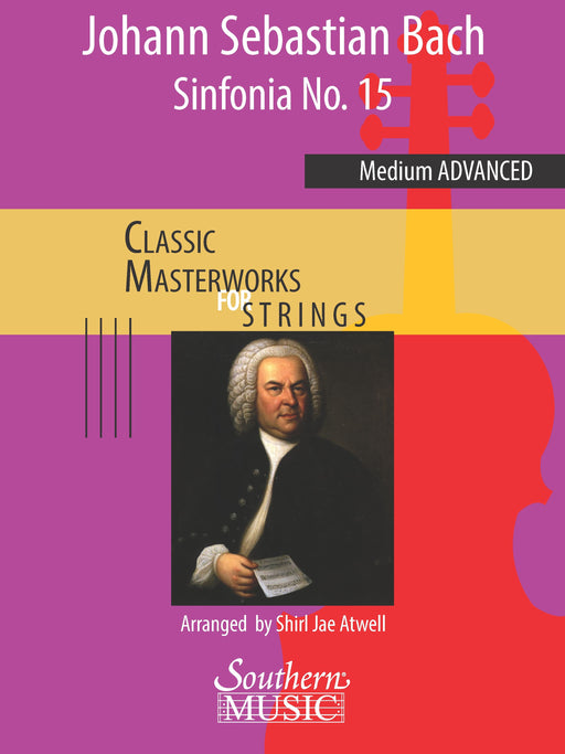 Sinfonia No. 15 for Strings 巴赫約翰．瑟巴斯提安 弦樂團 套譜 | 小雅音樂 Hsiaoya Music